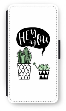 Motorola Moto G5 Plus Flip Hoesje - Hey you cactus