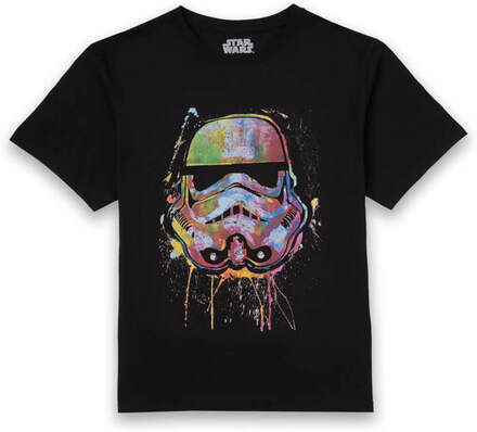 Star Wars Paint Splat Stormtrooper T-Shirt - Black - S