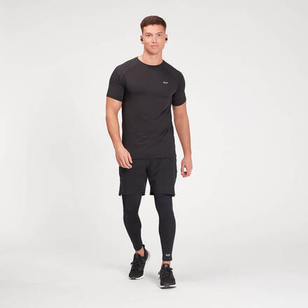 Męskie legginsy treningowe typu Baselayer z kolekcji MP – czarne - M