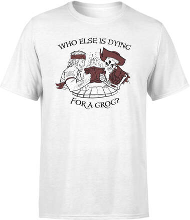 Sea of Thieves Dying For A Grog T-Shirt - White - L