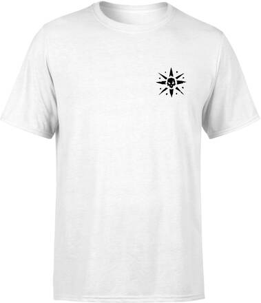 Sea of Thieves Compass Embroidery T-Shirt - White - XL