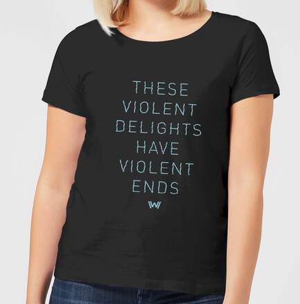 Westworld Violent Delights Women's T-Shirt - Black - L - Black