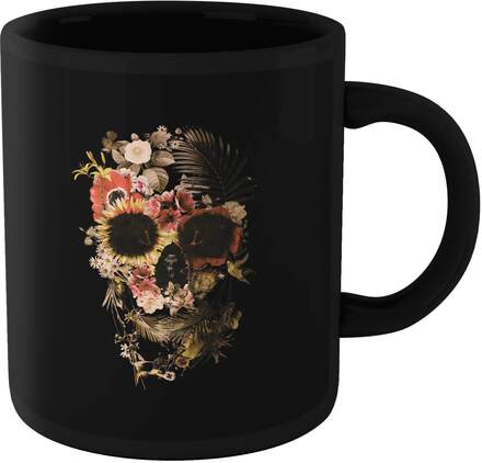 Ikiiki Garden Skull Mug - Black