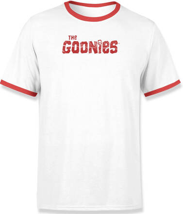 The Goonies Chunk Retro Unisex T-Shirt - White / Red Ringer - S
