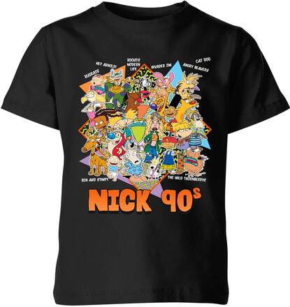 Nickelodeon Nostalgia Kids' T-Shirt - Black - 11-12 Years - Black