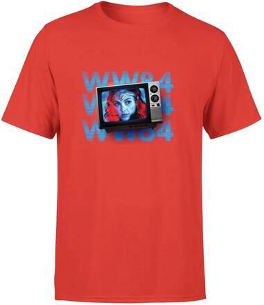 Wonder Woman WW84 Retro TV Men's T-Shirt - Red - XL - Red