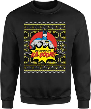 Batman Be Good Or Ka Boom! Sweatshirt - Black - M - Black
