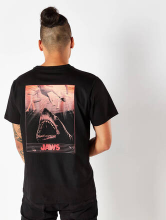 Jaws Men's T-Shirt - Black - XXL
