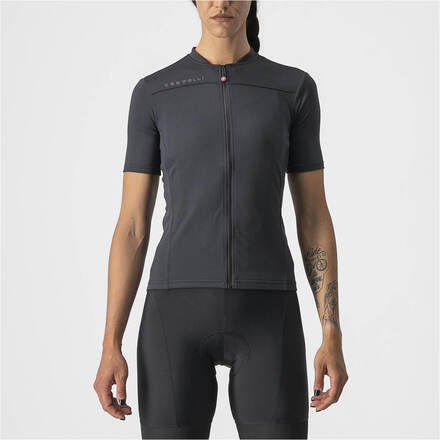 Castelli Anima 3 Jersey - S - Light Black/Red