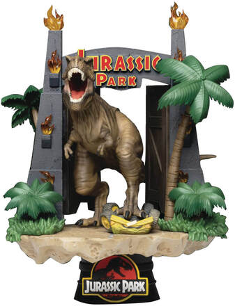 Beast Kingdom Jurassic Park Park Gate D-Stage Diorama