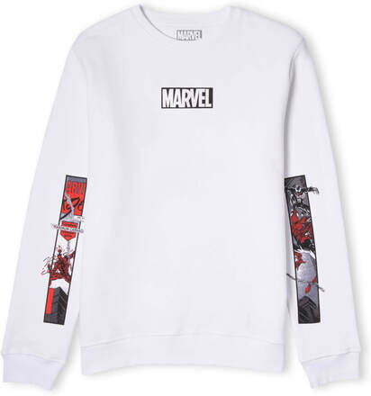 Venom Marvel Comic Strips Unisex Sweatshirt - White - XXL