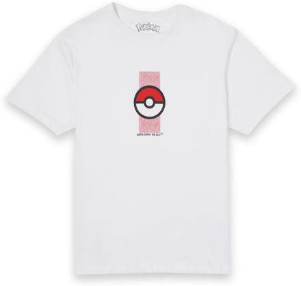 Pokémon Pokéball Unisex T-Shirt - White - XL - Black