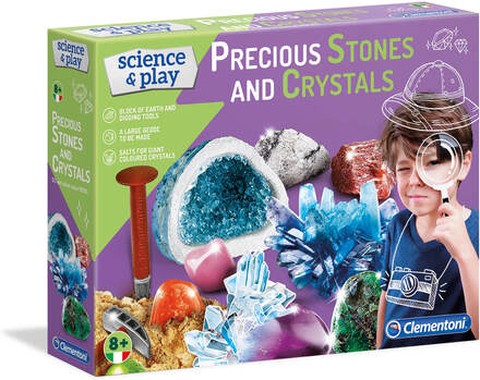 Clementoni Science & Play Crystals & Minerals Play Set