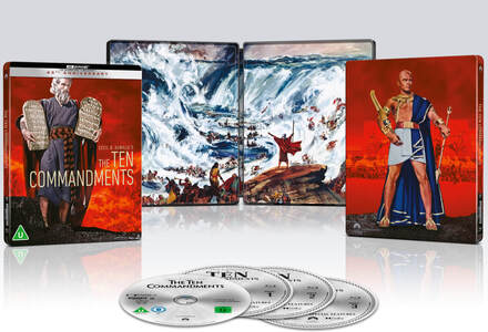 The Ten Commandments (1923 & 1956) 4k Ultra HD Steelbook