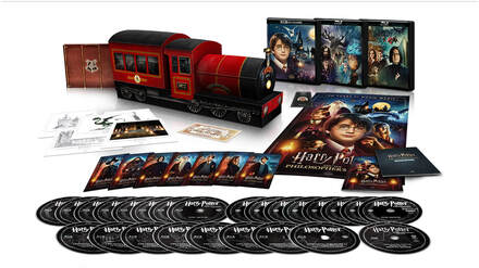 Harry Potter The Complete Collection: 4K Ultra HD 20th Anniversary Collector's Hogwarts Express Edition (Includes Blu-ray)