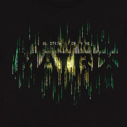 Matrix Glitch In The Matrix Unisex T-Shirt - Black - M - Black