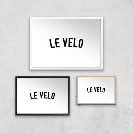 PBK Le Velo Giclee Art Print - A4 - Print Only