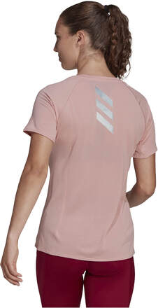 adidas Women's Adi Runner T-Shirt - Wonder Mauve - XS