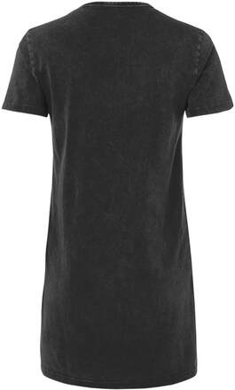 Green Day Paradise Women's T-Shirt Dress - Black Acid Wash - XXL