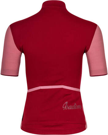 Isadore Signature Women's Short Sleeve Jersey - S - Rio Red/Mesa Rose