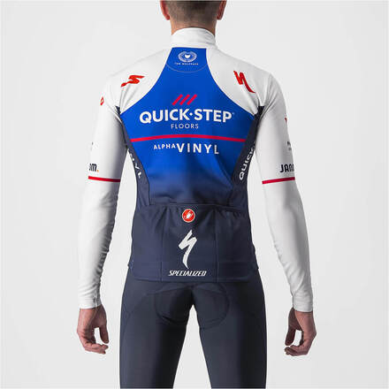 Castelli Quick-Step Alpha Vinyl Pro Team Thermal Long Sleeve Jersey - L