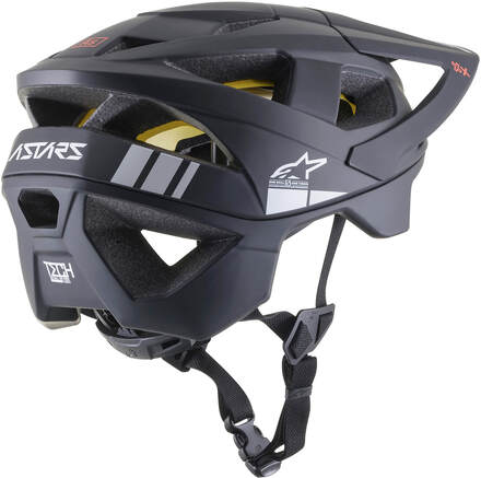 Alpinestars Vector Tech A1 Helmet - L - Matte Black/Light Grey