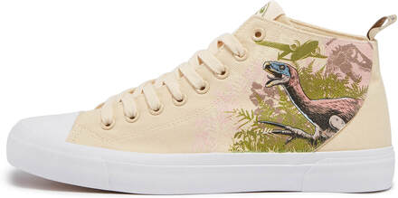 Akedo x Jurassic World Claws Out Cream Signature High Top - UK 5 / EU 38 / US Men's 5.5 / US Women's 7