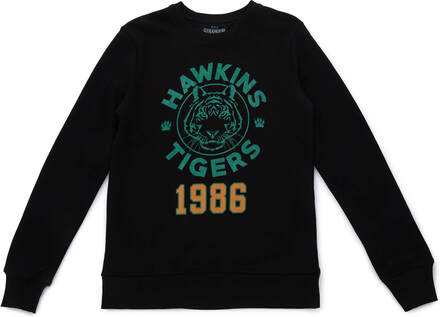 Stranger Things Hawkins Tigers 1986 Sweatshirt - Black - XL