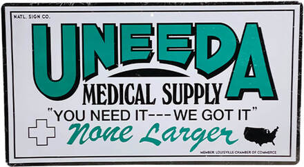 Trick or Treat Studios The Return of the Living Dead Uneeda Medical Supply Metal Sign