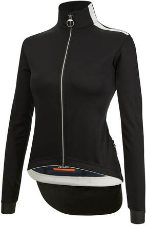 Santini Women's Vega Hooded Multi Jacket - S - Black