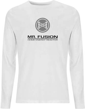 Back To The Future Mr Fusion Men's Long Sleeve T-Shirt - White - XS - White