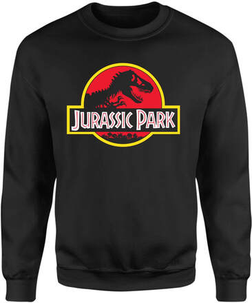 Jurassic Park Logo Sweatshirt - Black - XL - Black