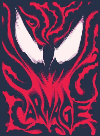 Venom Carnage Women's T-Shirt - Navy - XXL - Navy