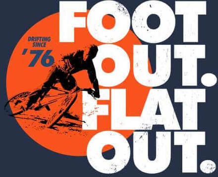 Foot Out. Flat Out. Men's T-Shirt - Navy - XXL - Navy
