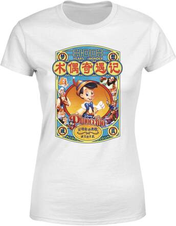 Disney 100 Years Of Pinocchio Women's T-Shirt - White - 3XL - White
