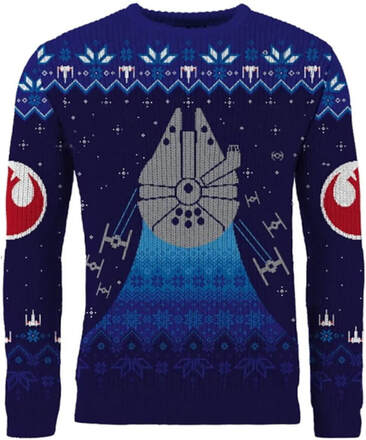 Star Wars Millennium Falcon Christmas Jumper - L