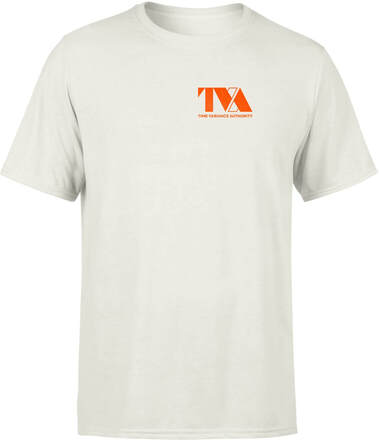 TVA Logo Men's T-Shirt - White Vintage Wash - M - White Vintage Wash