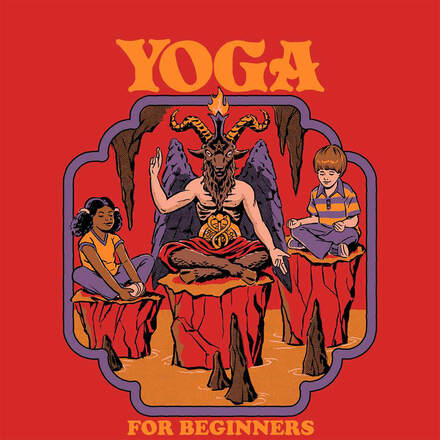 Yoga For Beginners Men's T-Shirt - Red - L - Red