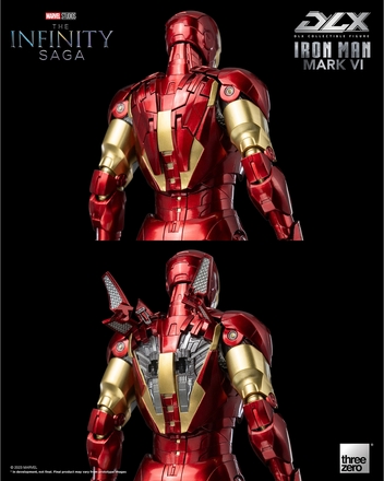 ThreeZero Marvel Avengers Infinity Saga DLX Iron Man Mark 6 1:12th Scale Collectible Figure