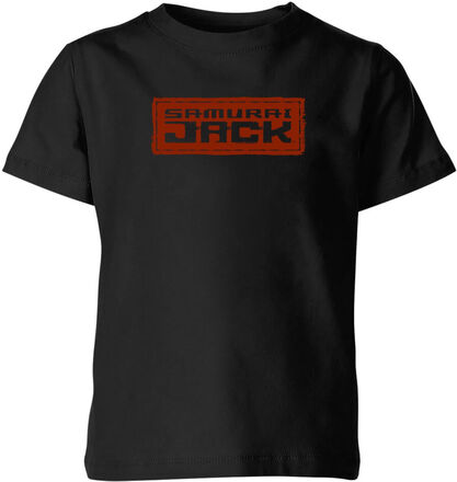 Samurai Jack Classic Logo Kids' T-Shirt - Black - 7-8 Years - Black