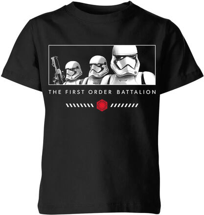 The Rise of Skywalker First Order Battalion Kids' T-Shirt - Black - 7-8 Years