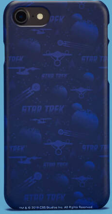 Navy Star Trek Phone Case for iPhone and Android - iPhone X - Snap Case - Matte