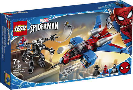 LEGO Marvel Spider-Man Jet vs. Venom Mech Playset (76150)