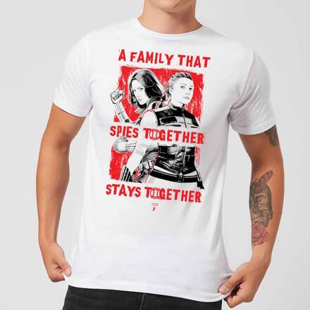 Black Widow Family That Spies Together Men's T-Shirt - White - L - White