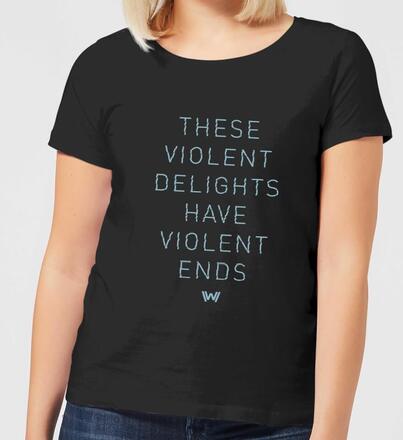 Westworld Violent Delights Women's T-Shirt - Black - L - Black