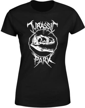 Jurassic Park T-Rex Bones Women's T-Shirt - Black - M