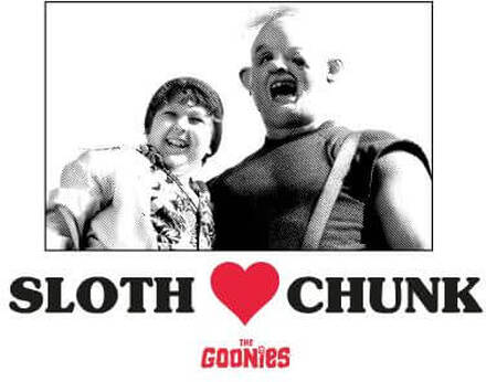 The Goonies Sloth Love Chunk Women's T-Shirt - White - L - White