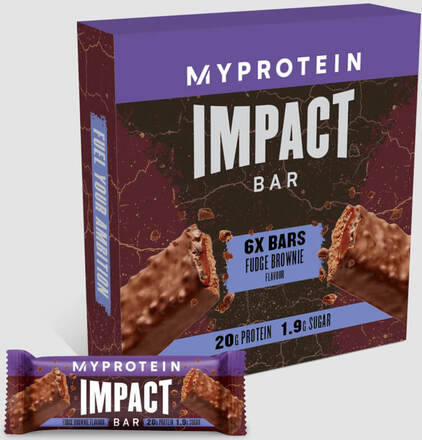 Impact Protein Bar - 6Bars - Fudge Brownie