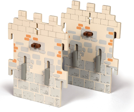 Papo Medieval Era: Weapon Master Castle - 2 Small Walls (Set 6)