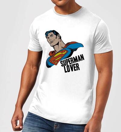 DC Comics Superman Lover T-Shirt - White - XL - White